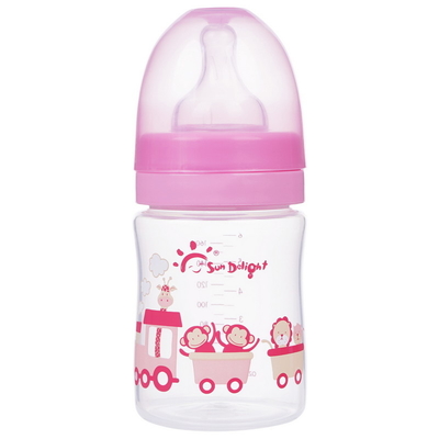 6oz Baby Nipple Flask Polypropreen Veilig Niet Toxisch Voedselkwaliteit
