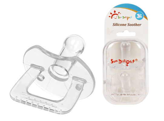 Vrije ISO Transparante Vloeibare het Siliconebaby Soother van BPA