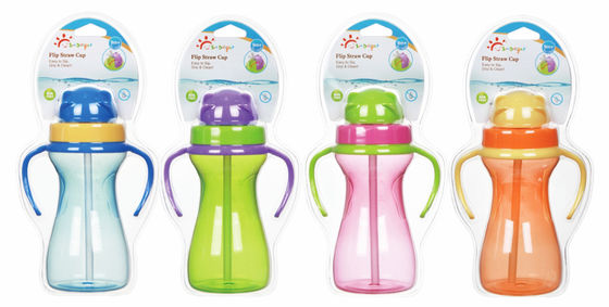 Morserij niet BPA Vrije 9oz 290ml Baby Gewogen Straw Cup