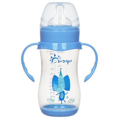 9oz 260ml PP Breed Neck Arc Baby Feeding Flasje