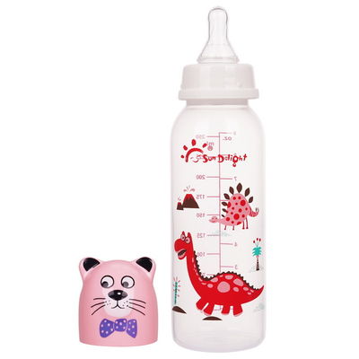 Standaard 250 ml 8 oz PP baby fles voeden microwave kluis