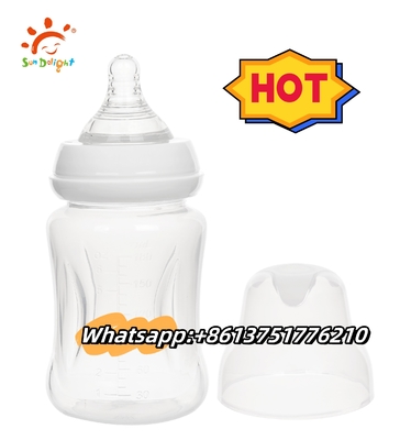 Afwasmachine-veilige polypropyleen flessen voor het bewaren van melk