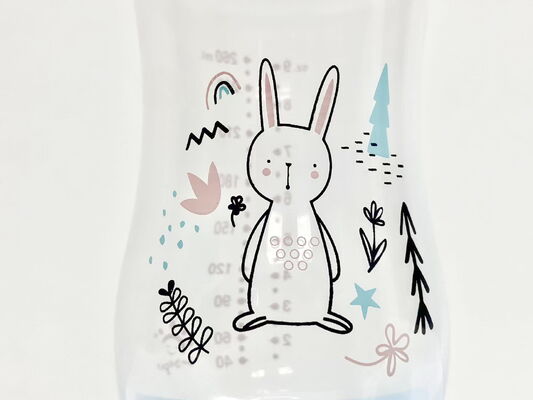 BPA-vrije plastic babyfles voor pasgeborenen met een inhoud van 260 ml en lekvrij ontwerp