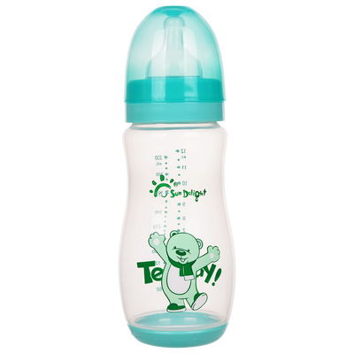 110℃~120℃ pp-het Uitsteekselfles van de Boog12oz 330ml Baby