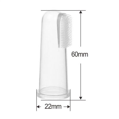 Van het de Zuigelingssilicone van de babyvinger van de de Tandenborstelbaby de Borstel van Teether