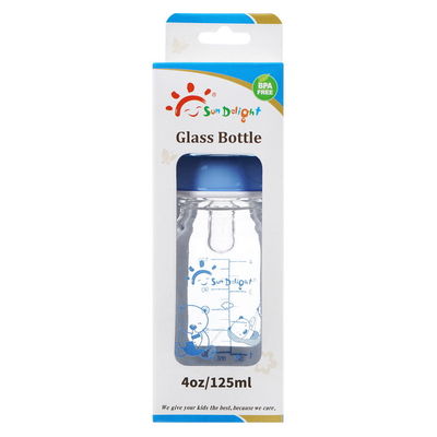 van de Halsborosilicate van 125ml 4oz Standaard het Glasbaby het Voeden Flessen