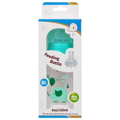 ISO-Phthalate Vrije 5oz 130ml pp Pasgeboren Baby het Voeden Fles