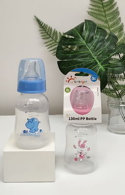 ISO-Phthalate Vrije 5oz 130ml pp Pasgeboren Baby het Voeden Fles
