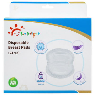 24pcs Stootkussens van de de Houtpulp de Beschikbare Borst van verzorgingsstootkussens