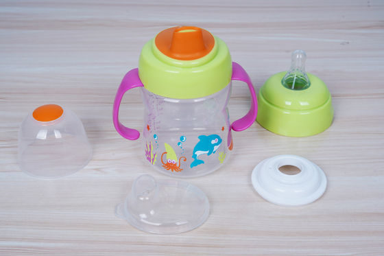 Morserij niet 2 in 1 Vrije 6 Maand van BPA de Kop van Sippy van de 6 Onsbaby