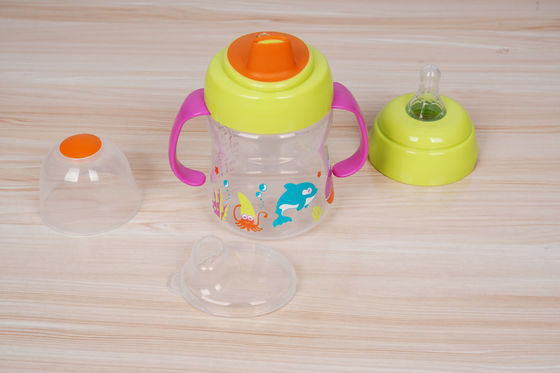 Morserij niet 2 in 1 Vrije 6 Maand van BPA de Kop van Sippy van de 6 Onsbaby