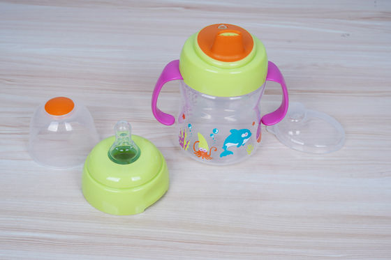 Morserij niet 2 in 1 Vrije 6 Maand van BPA de Kop van Sippy van de 6 Onsbaby