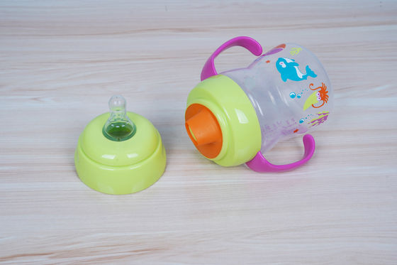 Morserij niet 2 in 1 Vrije 6 Maand van BPA de Kop van Sippy van de 6 Onsbaby