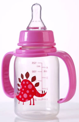 Standaard het Polypropyleenzuigflessen Twee van 4oz 125ml Handvat