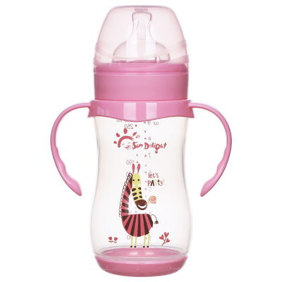 De Baby van de de Halsboog van ISO9001 9oz 260ml pp Brede het Voeden Fles