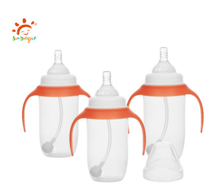 12oz/330ml babyvoedfles Food Grade PP & Silicone, BPA-vrij & ISO9001 gecertificeerd
