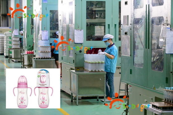 Brede de Boogbaby van het Hals12oz 330ml Silicone pp het Voeden Fles