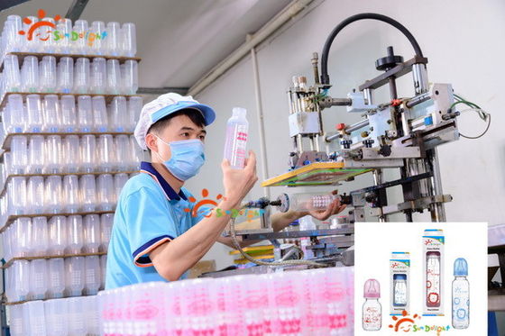 Hittebestendige hallo het Glasbaby van de Transparantie Standaardhals 9oz 250ml het Voeden Flessen