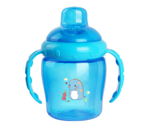 (DE NIEUWE) KOP VAN 225ML PP SIPPY MET DUBBELE NON-SPILL HANDVATTEN